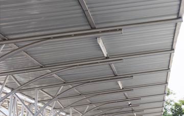 installing Lower Chapel metal roofing